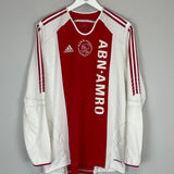 Shop 2002/04 AJAX L/S HOME SHIRT (L) ADIDAS, classic football shirts, vintage football shirts & retro soccer jerseys at Cult Kits