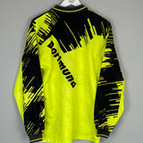 Shop 1993/94 DORTMUND *SIGNED* L/S HOME SHIRT (M) NIKE, classic football shirts, vintage football shirts & retro soccer jerseys at Cult Kits