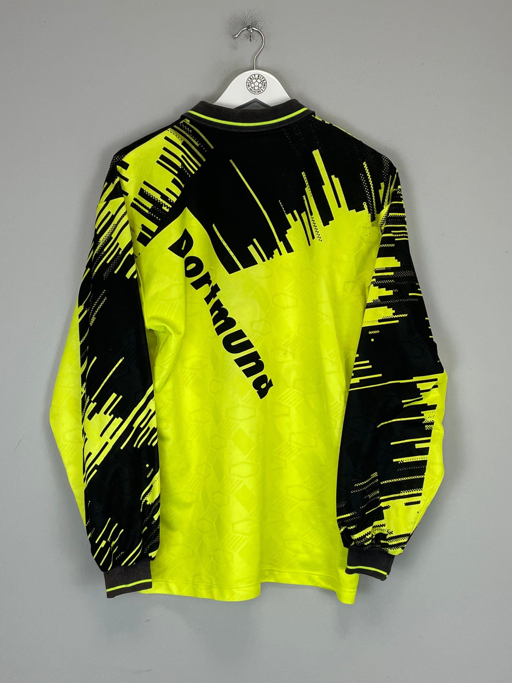 Shop 1993/94 DORTMUND *SIGNED* L/S HOME SHIRT (M) NIKE, classic football shirts, vintage football shirts & retro soccer jerseys at Cult Kits