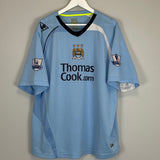 Shop 2008/09 MANCHESTER CITY PETROV #17 HOME SHIRT (XL) LE COQ, classic football shirts, vintage football shirts & retro soccer jerseys at Cult Kits