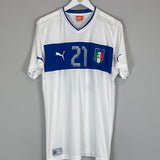 Shop 2012/13 ITALY PIRLO #21 AWAY SHIRT (XL) PUMA, classic football shirts, vintage football shirts & retro soccer jerseys at Cult Kits