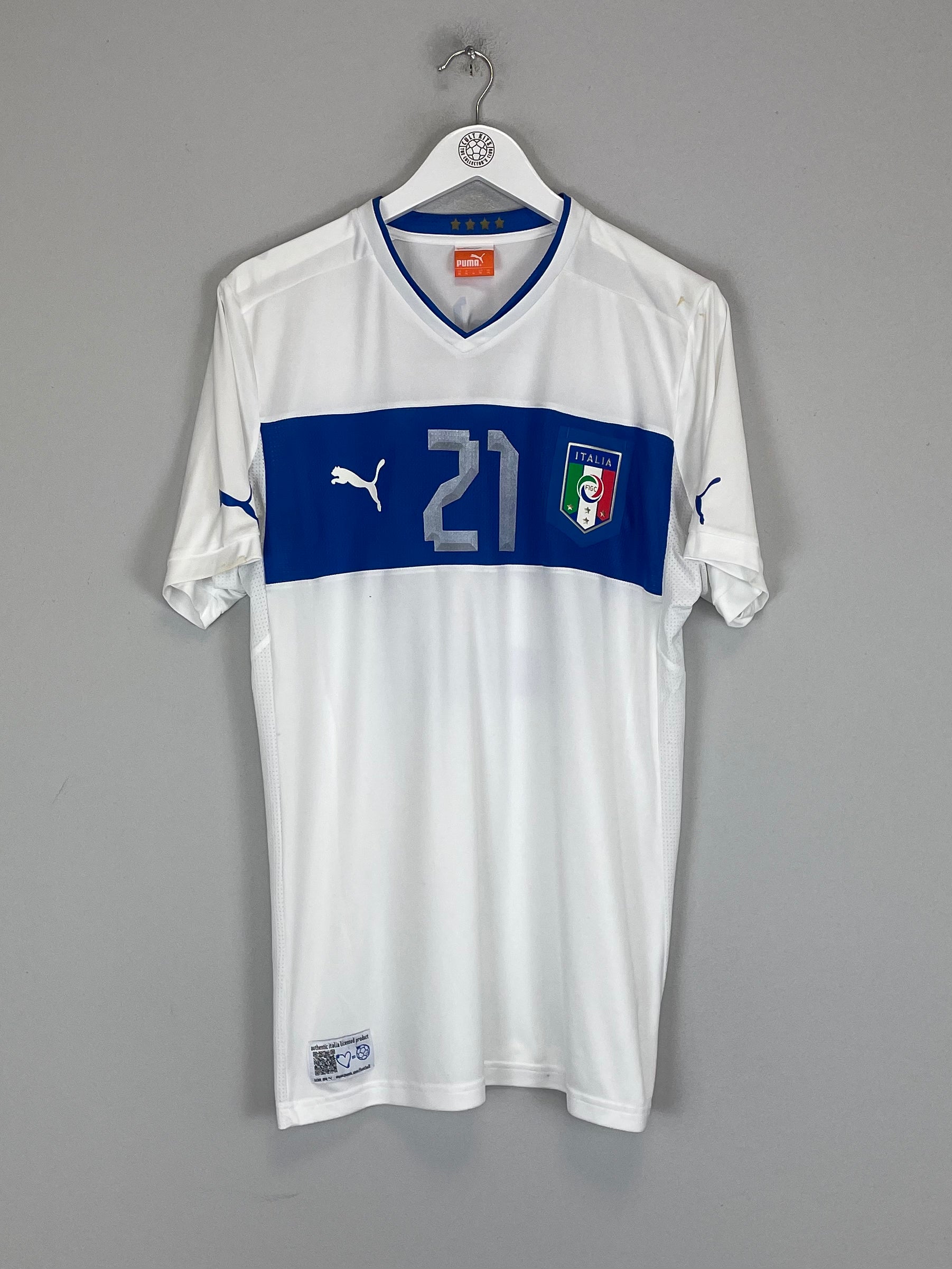 Shop 2012/13 ITALY PIRLO #21 AWAY SHIRT (XL) PUMA, classic football shirts, vintage football shirts & retro soccer jerseys at Cult Kits