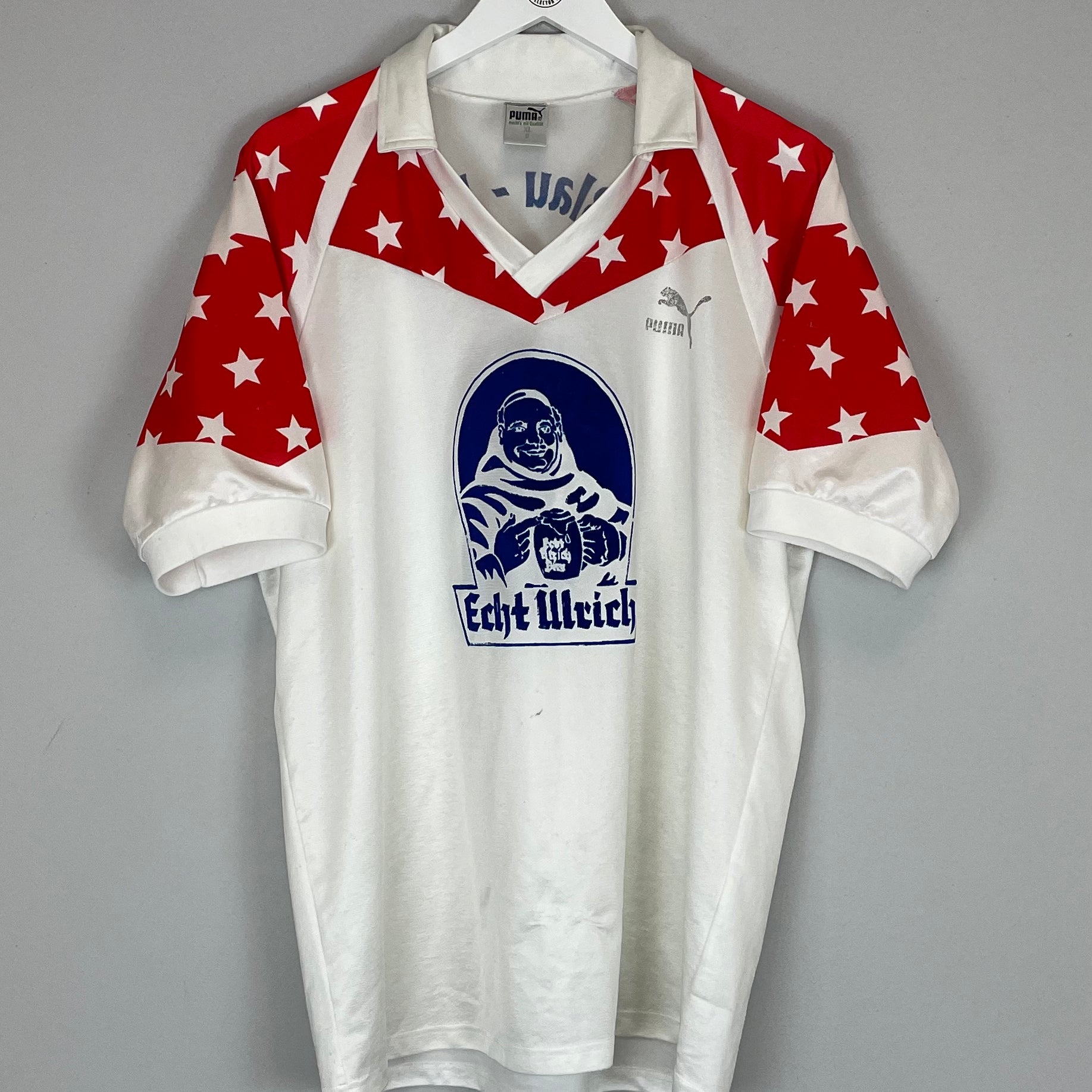 Shop 1989/90 SV BLAU DOLAU #3 HOME SHIRT (XL) PUMA, classic football shirts, vintage football shirts & retro soccer jerseys at Cult Kits