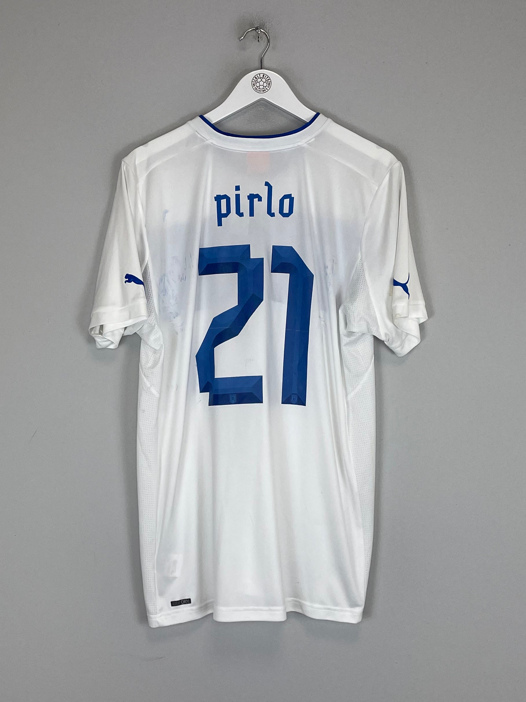 Shop 2012/13 ITALY PIRLO #21 AWAY SHIRT (XL) PUMA, classic football shirts, vintage football shirts & retro soccer jerseys at Cult Kits