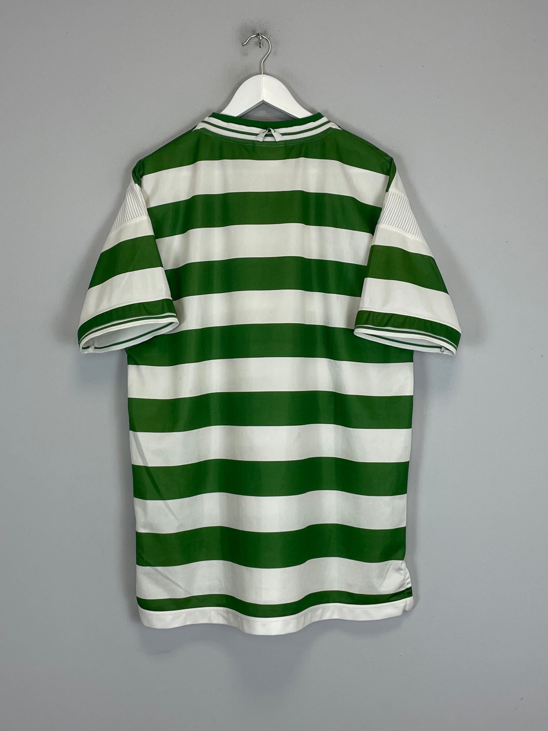 Shop 1999/01 CELTIC HOME SHIRT (XL) UMBRO, classic football shirts, vintage football shirts & retro soccer jerseys at Cult Kits