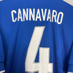 Shop 1997/98 ITALY CANNAVARO #4 HOME SHIRT (XL) NIKE, classic football shirts, vintage football shirts & retro soccer jerseys at Cult Kits