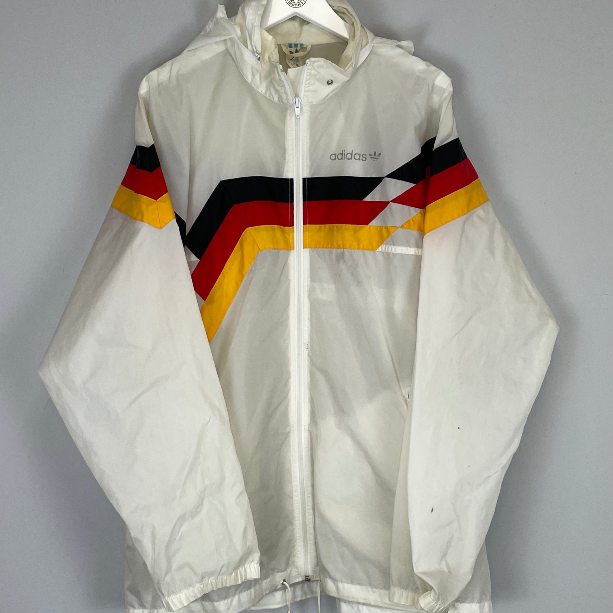 Shop 1990/92 GERMANY WINDBREAKER (L) ADIDAS, classic football shirts, vintage football shirts & retro soccer jerseys at Cult Kits