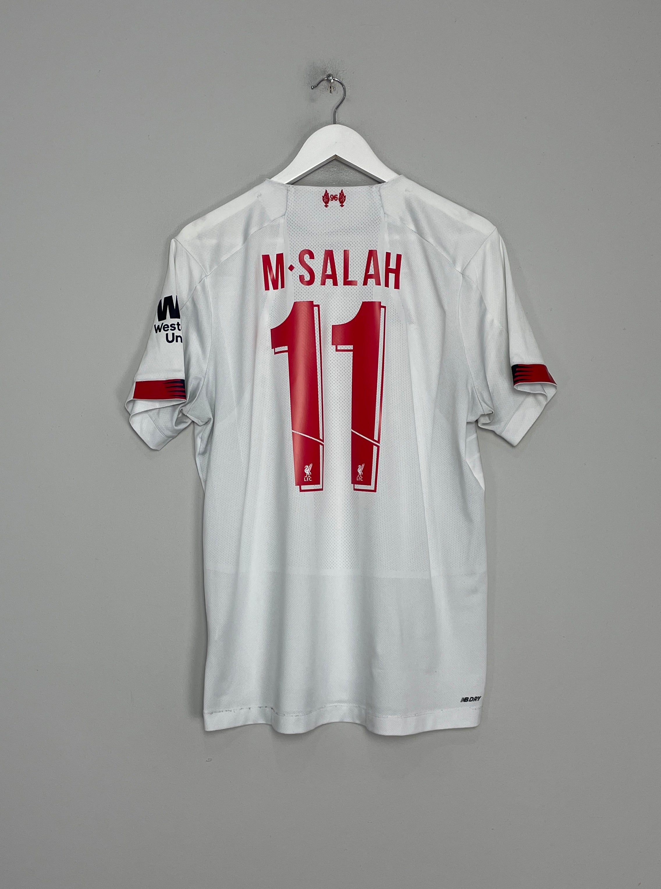Shop 2019/20 LIVERPOOL SALAH #11 AWAY SHIRT (L) NEW BALANCE, classic football shirts, vintage football shirts & retro soccer jerseys at Cult Kits