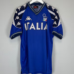 Shop 2000/01 ITALY TRAINING SHIRT (L) KAPPA, classic football shirts, vintage football shirts & retro soccer jerseys at Cult Kits