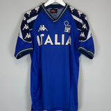 Shop 2000/01 ITALY TRAINING SHIRT (L) KAPPA, classic football shirts, vintage football shirts & retro soccer jerseys at Cult Kits