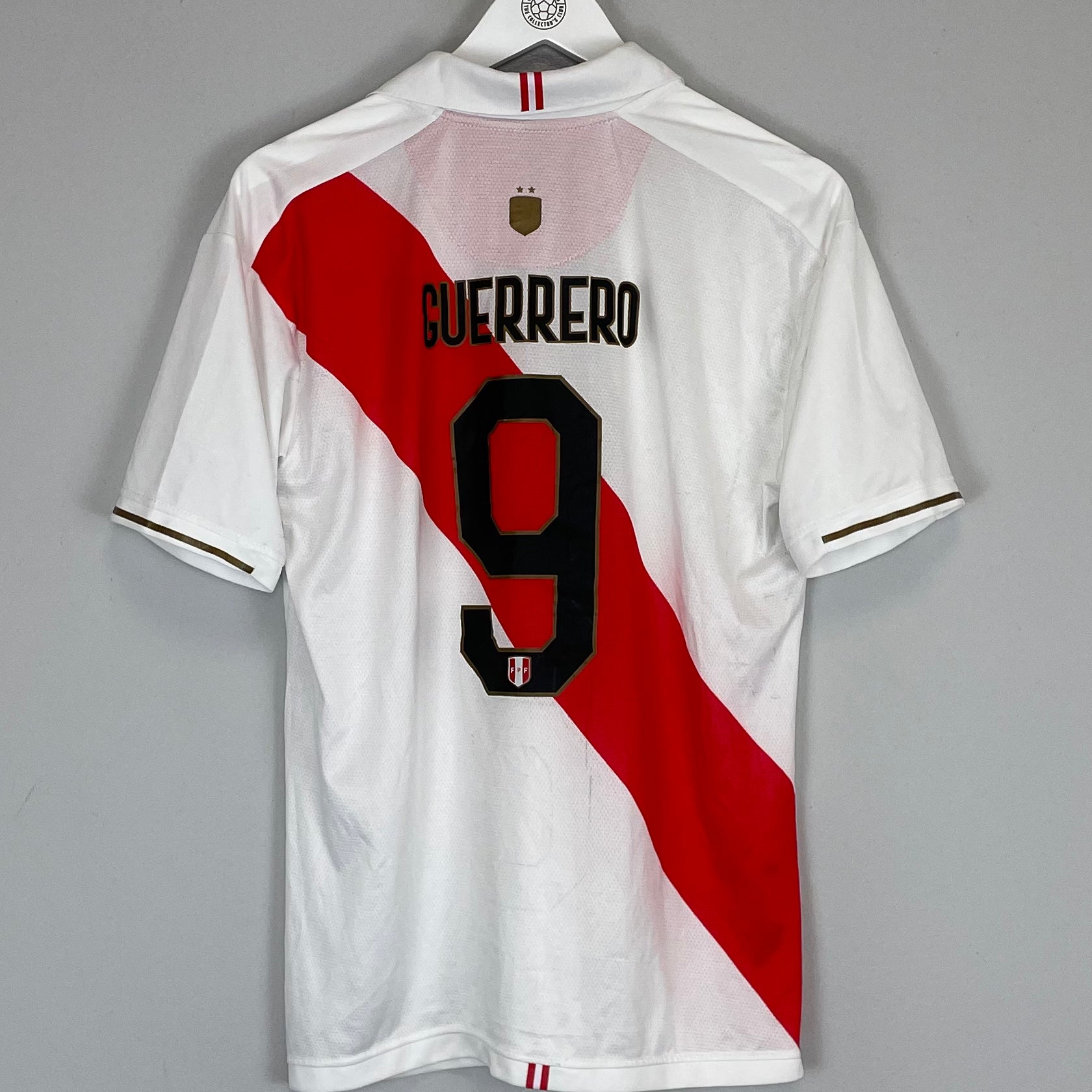 Shop 2019/20 PERU GUERRERO #9 HOME SHIRT (L) MARATHON, classic football shirts, vintage football shirts & retro soccer jerseys at Cult Kits