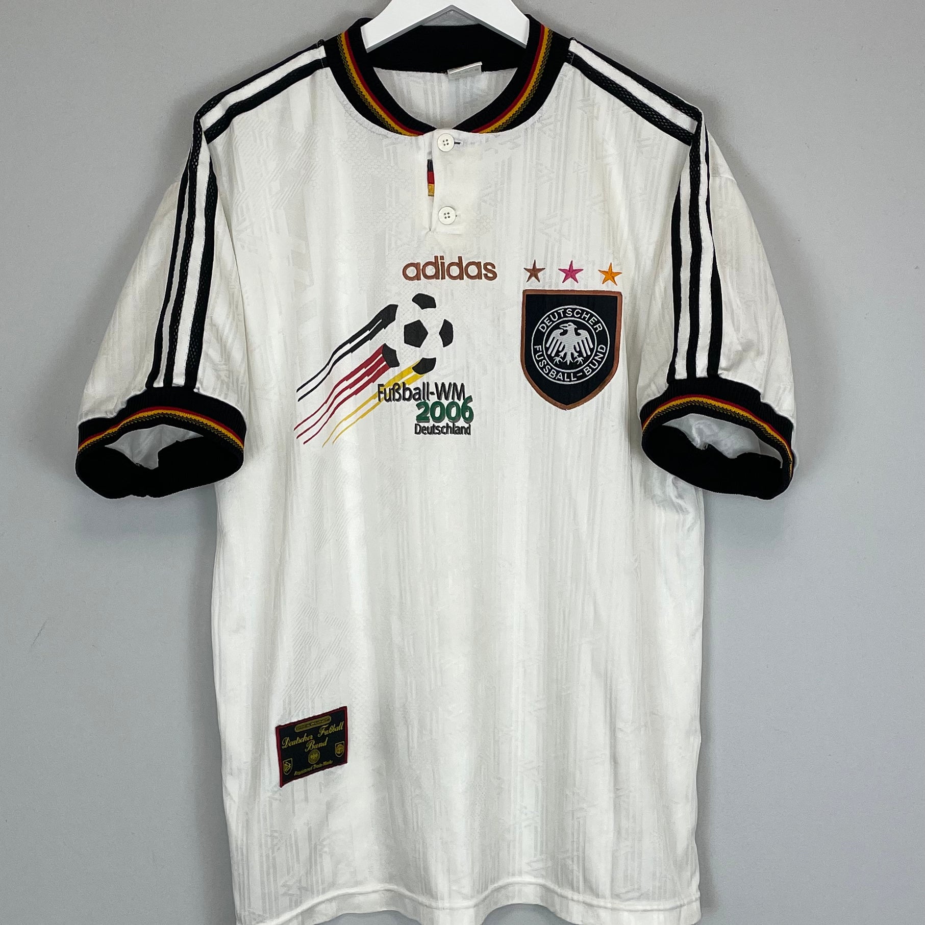 Shop 1996/98 GERMANY 'WM 2006' HOME SHIRT (XL) ADIDAS, classic football shirts, vintage football shirts & retro soccer jerseys at Cult Kits