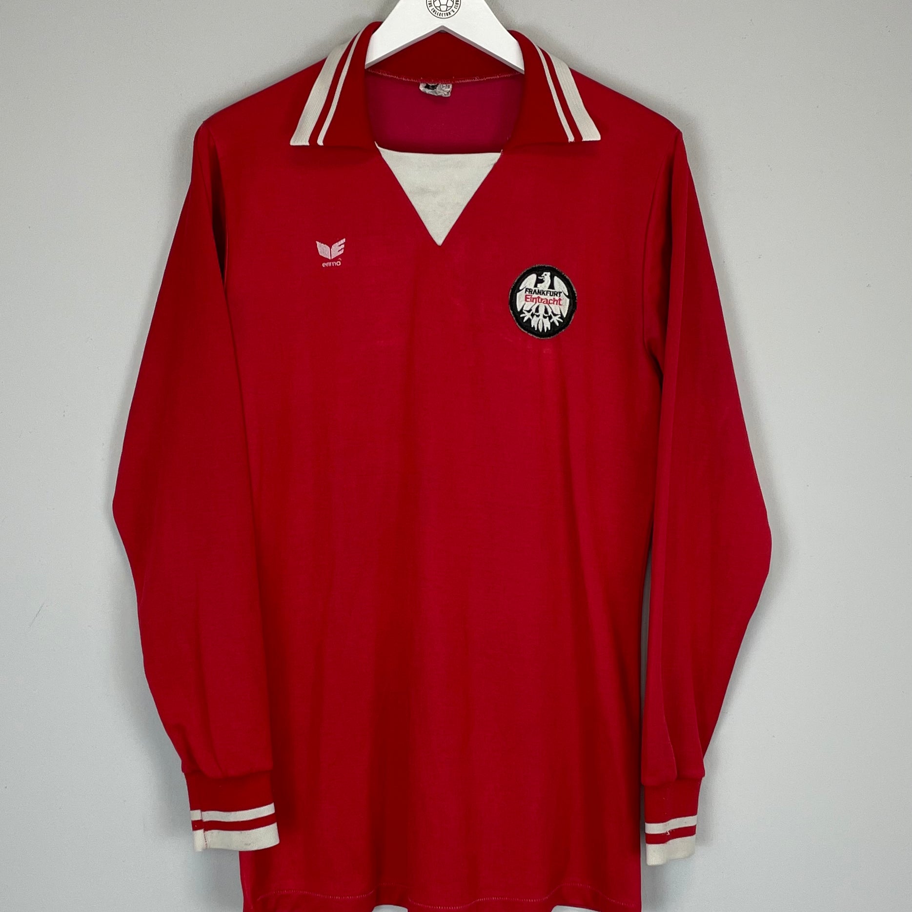Shop 1978/79 EINTRACHT FRANKFURT L/S HOME SHIRT (L) ERIMA, classic football shirts, vintage football shirts & retro soccer jerseys at Cult Kits