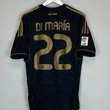 2011/12 REAL MADRID DI MARIA #22 AWAY SHIRT (M) ADIDAS