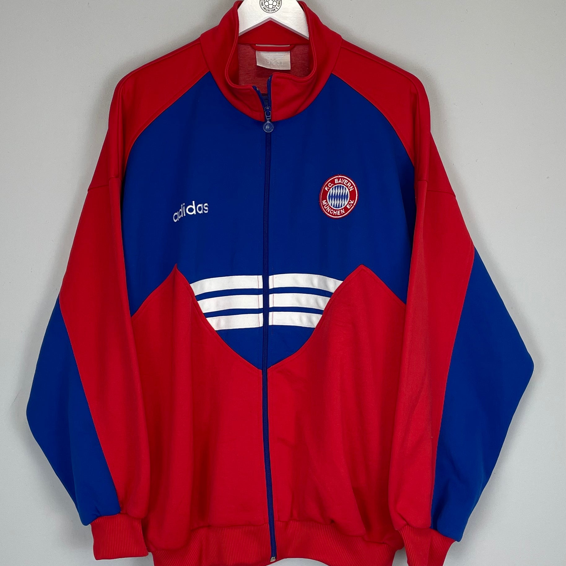 Shop 1993/95 BAYERN MUNICH GERD NEUHOLD #1 TRACK JACKET (L) ADIDAS, classic football shirts, vintage football shirts & retro soccer jerseys at Cult Kits