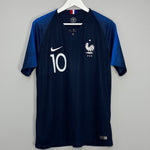 Shop 2018/19 FRANCE MBAPPE #10 HOME SHIRT (L) NIKE, classic football shirts, vintage football shirts & retro soccer jerseys at Cult Kits