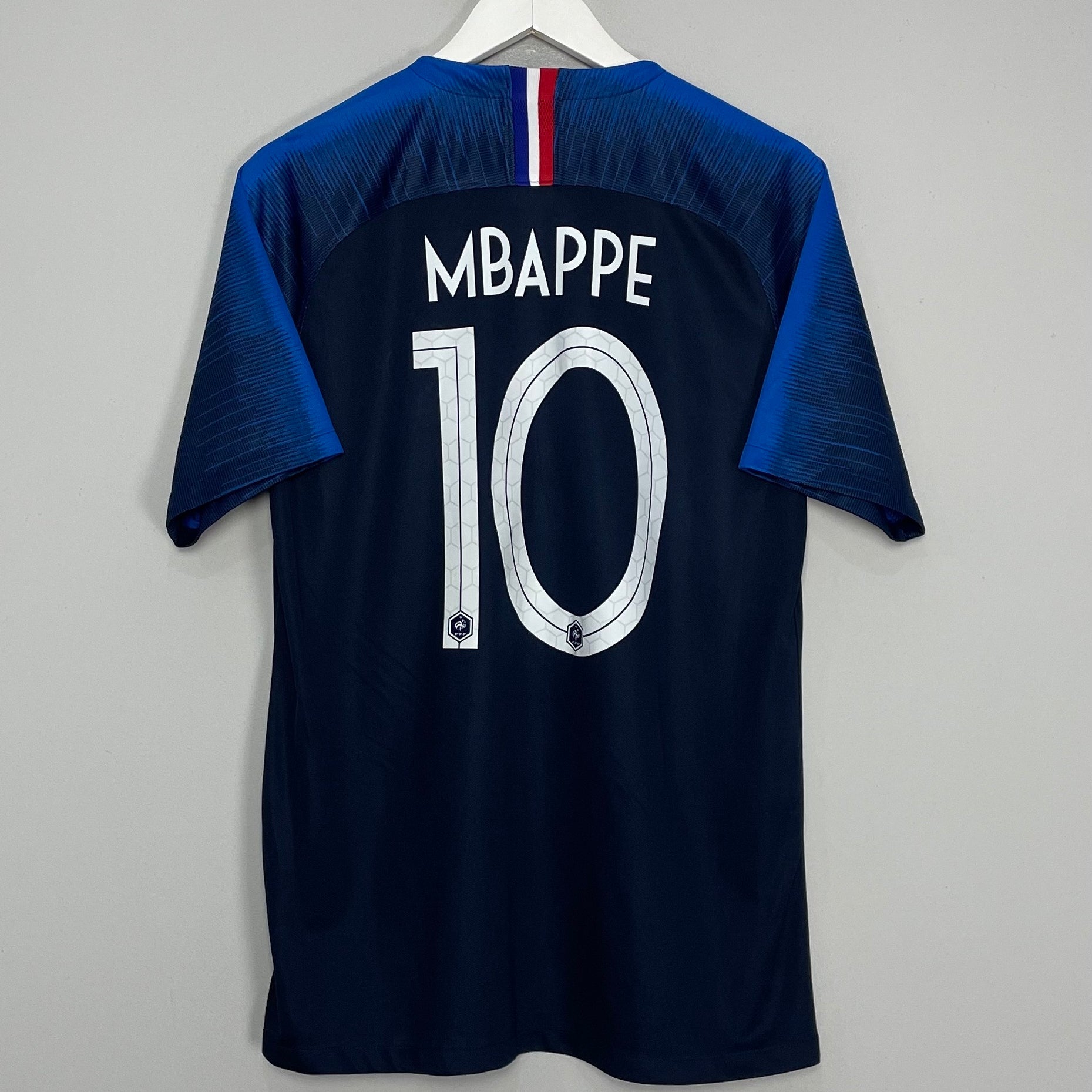 Shop 2018/19 FRANCE MBAPPE #10 HOME SHIRT (L) NIKE, classic football shirts, vintage football shirts & retro soccer jerseys at Cult Kits