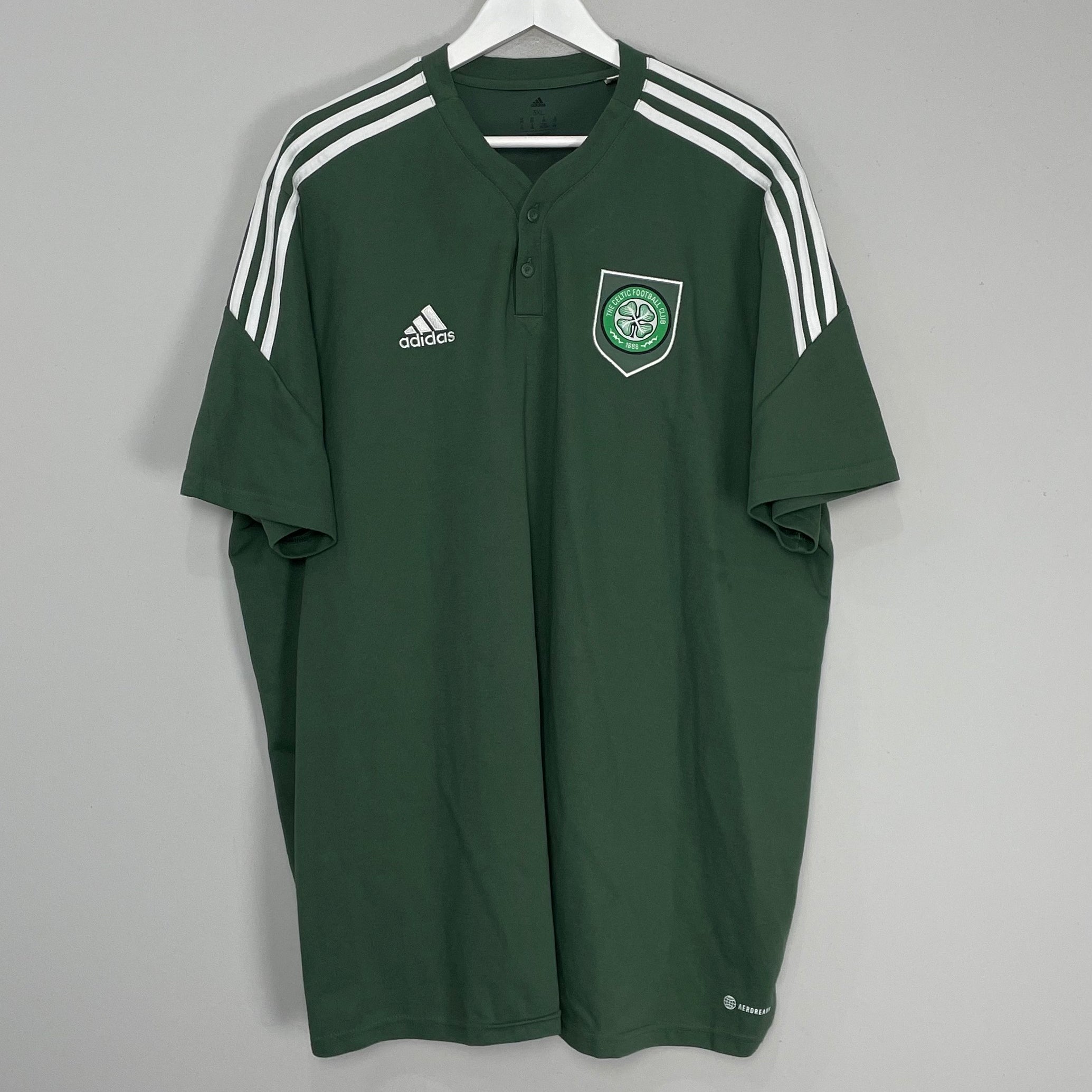 Shop 2022/23 CELTIC POLO SHIRT (XXXL) ADIDAS, classic football shirts, vintage football shirts & retro soccer jerseys at Cult Kits