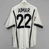 Shop 2000/01 VALENCIA AIMAR #22 HOME SHIRT (L) NIKE, classic football shirts, vintage football shirts & retro soccer jerseys at Cult Kits