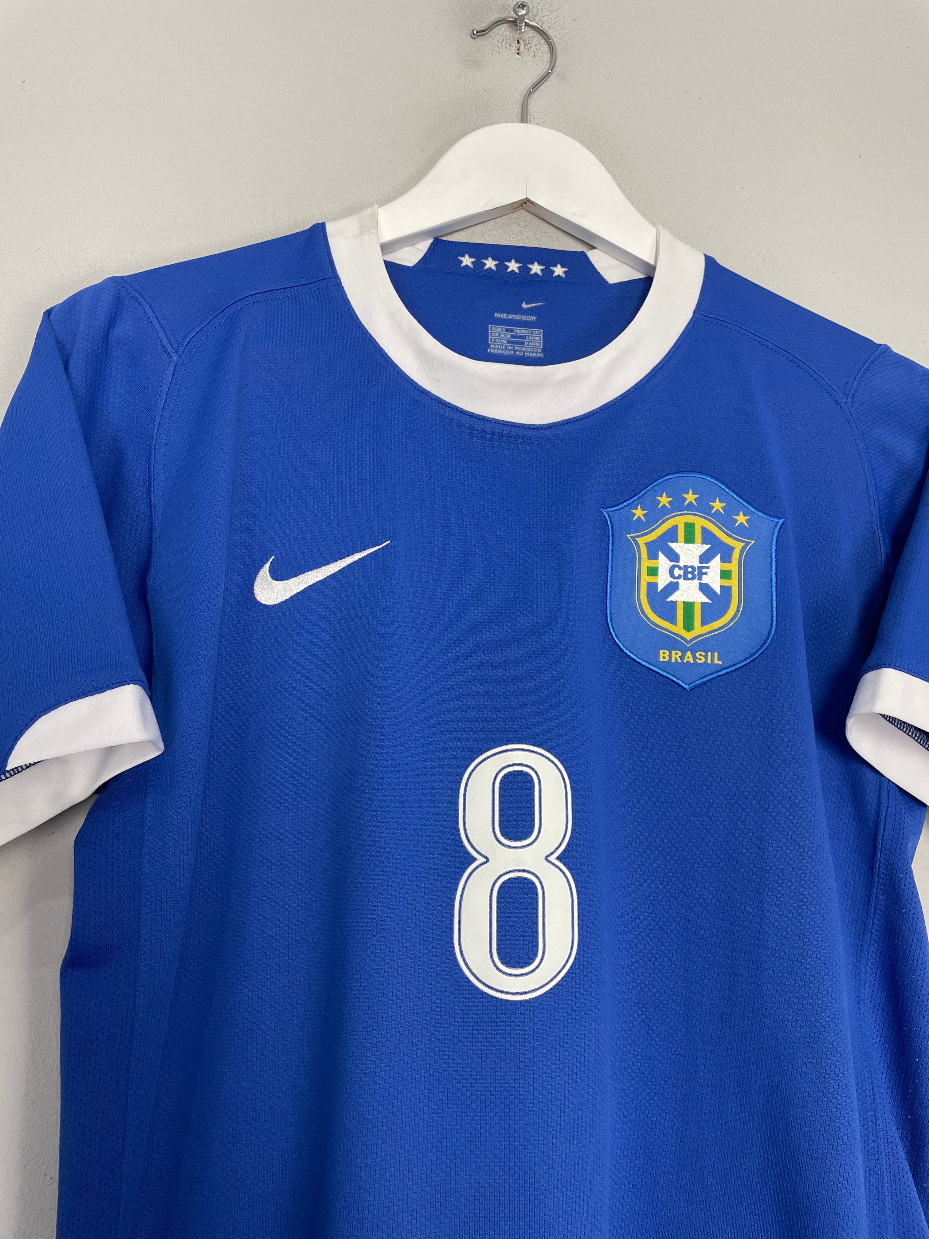 Shop 2006/07 BRAZIL KAKA #8 AWAY SHIRT (S) NIKE, classic football shirts, vintage football shirts & retro soccer jerseys at Cult Kits