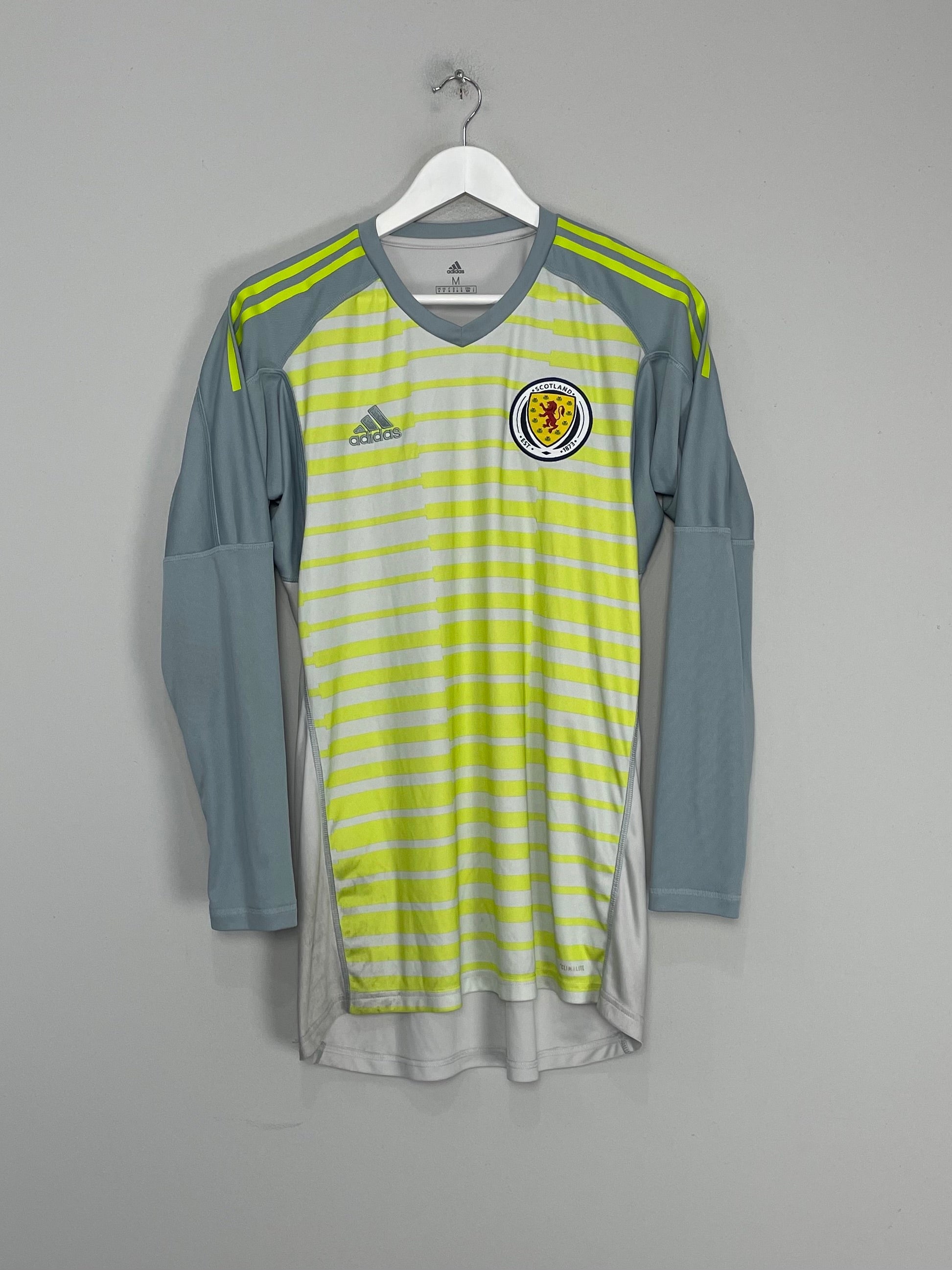 Shop 2018/19 SCOTLAND GK SHIRT (M) ADIDAS, classic football shirts, vintage football shirts & retro soccer jerseys at Cult Kits