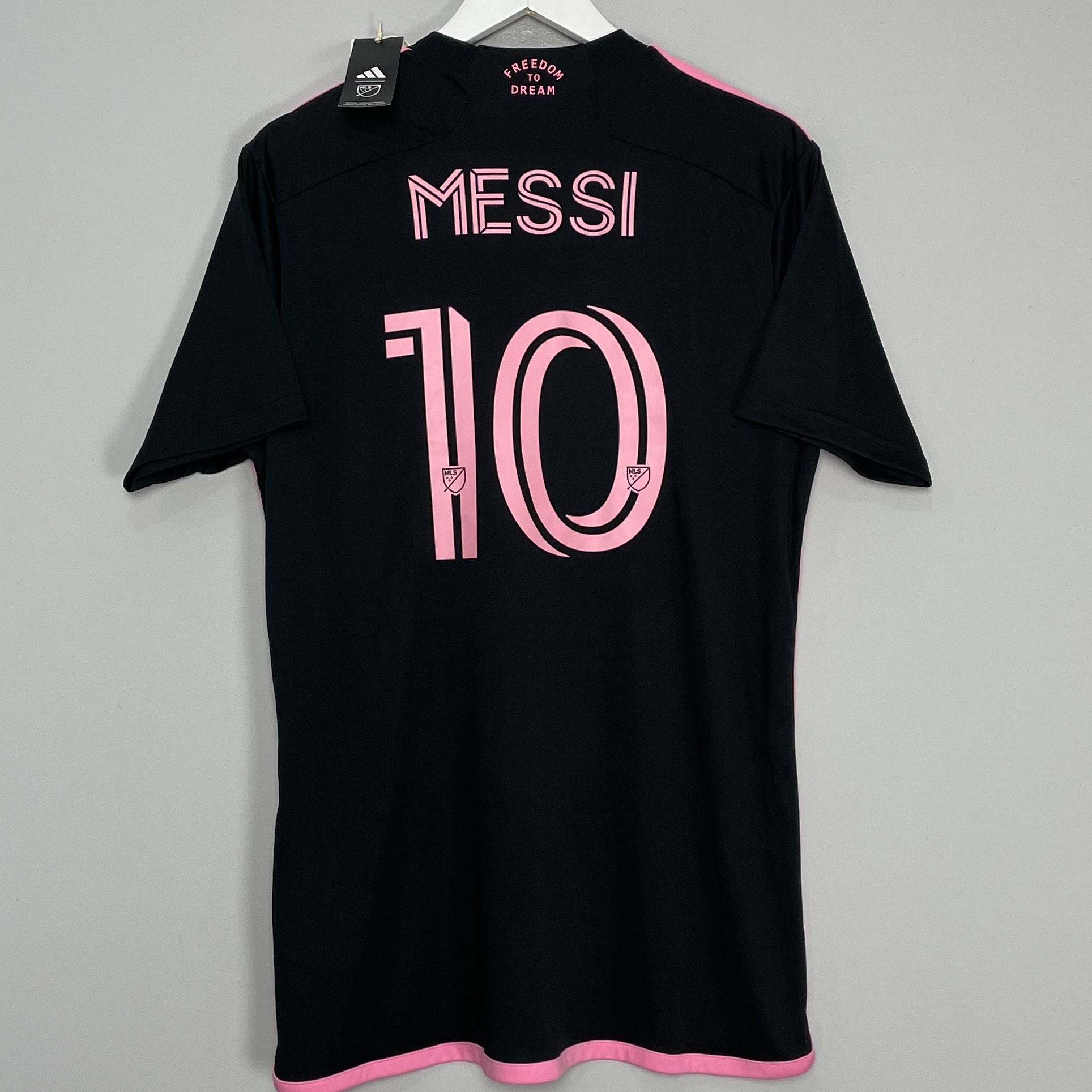Shop 2023/24 INTER MIAMI MESSI #10 *BNWT* AWAY SHIRT (L) ADIDAS, classic football shirts, vintage football shirts & retro soccer jerseys at Cult Kits