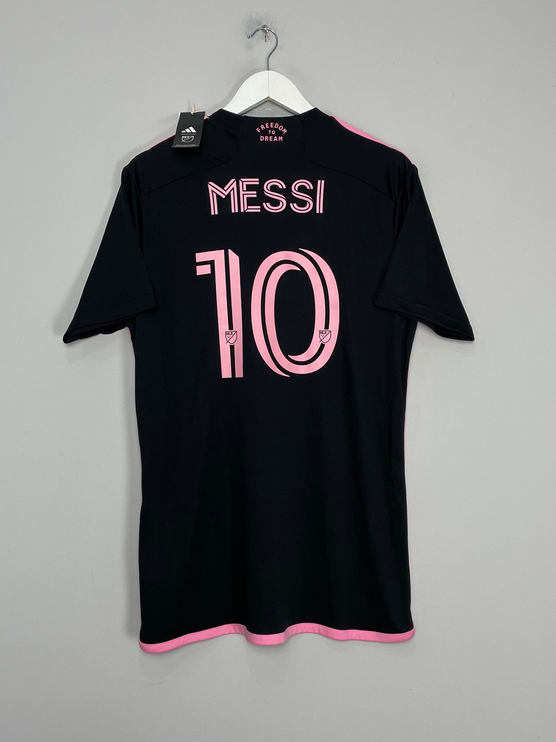 Shop 2023/24 INTER MIAMI MESSI #10 *BNWT* AWAY SHIRT (L) ADIDAS, classic football shirts, vintage football shirts & retro soccer jerseys at Cult Kits