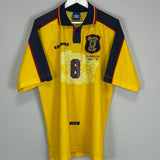 Shop 1996/98 SCOTLAND BURLEY #8 AWAY SHIRT (XL) UMBRO, classic football shirts, vintage football shirts & retro soccer jerseys at Cult Kits