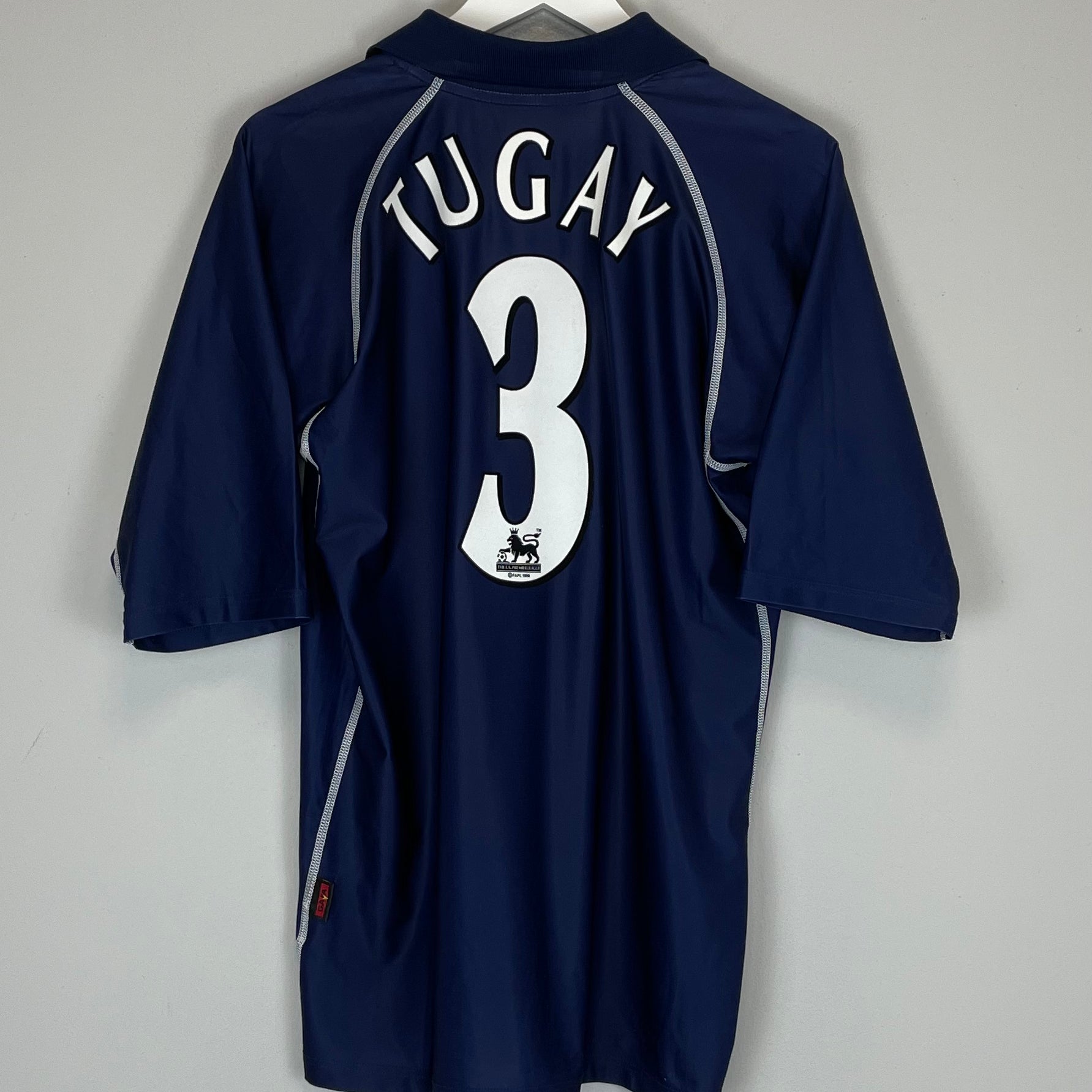 Shop 2001/02 BLACKBURN ROVERS TUGAY #3 AWAY SHIRT (XL) KAPPA, classic football shirts, vintage football shirts & retro soccer jerseys at Cult Kits