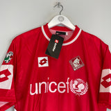 2003/04 PIACENZA RICCIO #8 MATCH ISSUE *BNWT* HOME SHIRT (L) LOTTO