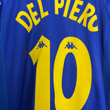 1997/98 JUVENTUS DEL PIERO #10 AWAY SHIRT (XL) KAPPA