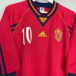 Shop 1998/99 SPAIN RAUL #10 HOME SHIRT (XL) ADIDAS, classic football shirts, vintage football shirts & retro soccer jerseys at Cult Kits