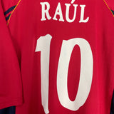 Shop 1998/99 SPAIN RAUL #10 HOME SHIRT (XL) ADIDAS, classic football shirts, vintage football shirts & retro soccer jerseys at Cult Kits