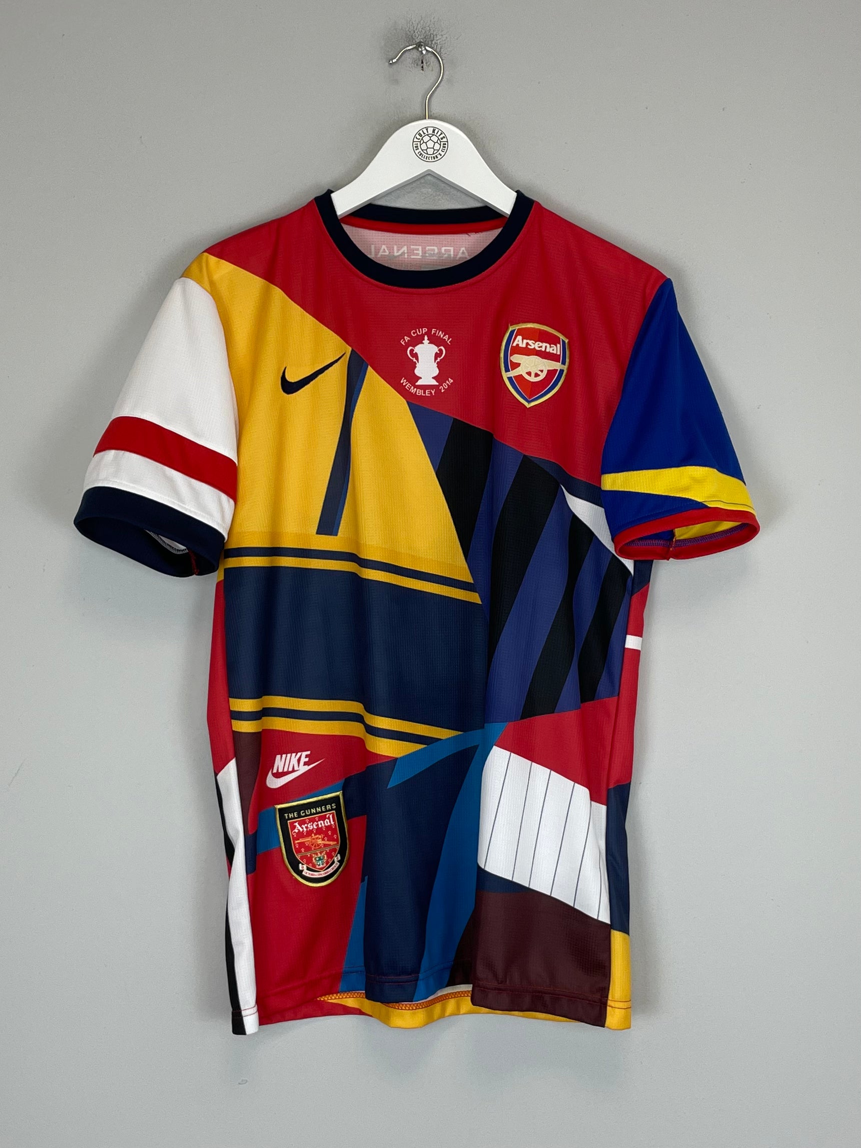 Shop 2014 ARSENAL SPECIAL FA CUP COMMEMORATIVE SHIRT (M) NIKE, classic football shirts, vintage football shirts & retro soccer jerseys at Cult Kits