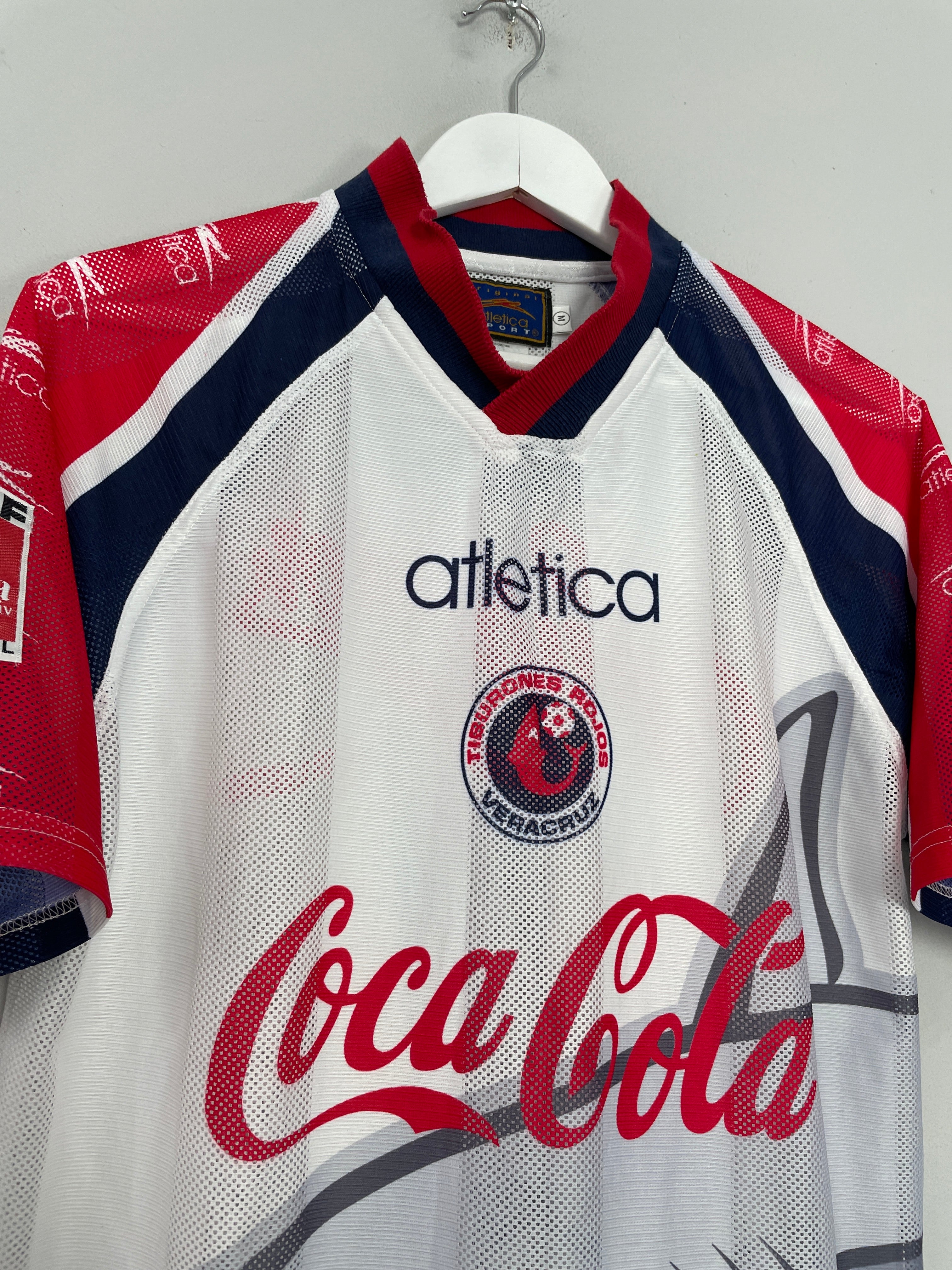 Shop 1998/99 TIBURONES ROJOS AWAY SHIRT (M) ATLETICA, classic football shirts, vintage football shirts & retro soccer jerseys at Cult Kits