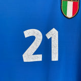 2000/01 ITALY #21 HOME SHIRT (L) KAPPA