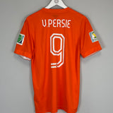 Shop 2014/15 NETHERLANDS V.PERSIE #9 HOME SHIRT (M) NIKE, classic football shirts, vintage football shirts & retro soccer jerseys at Cult Kits
