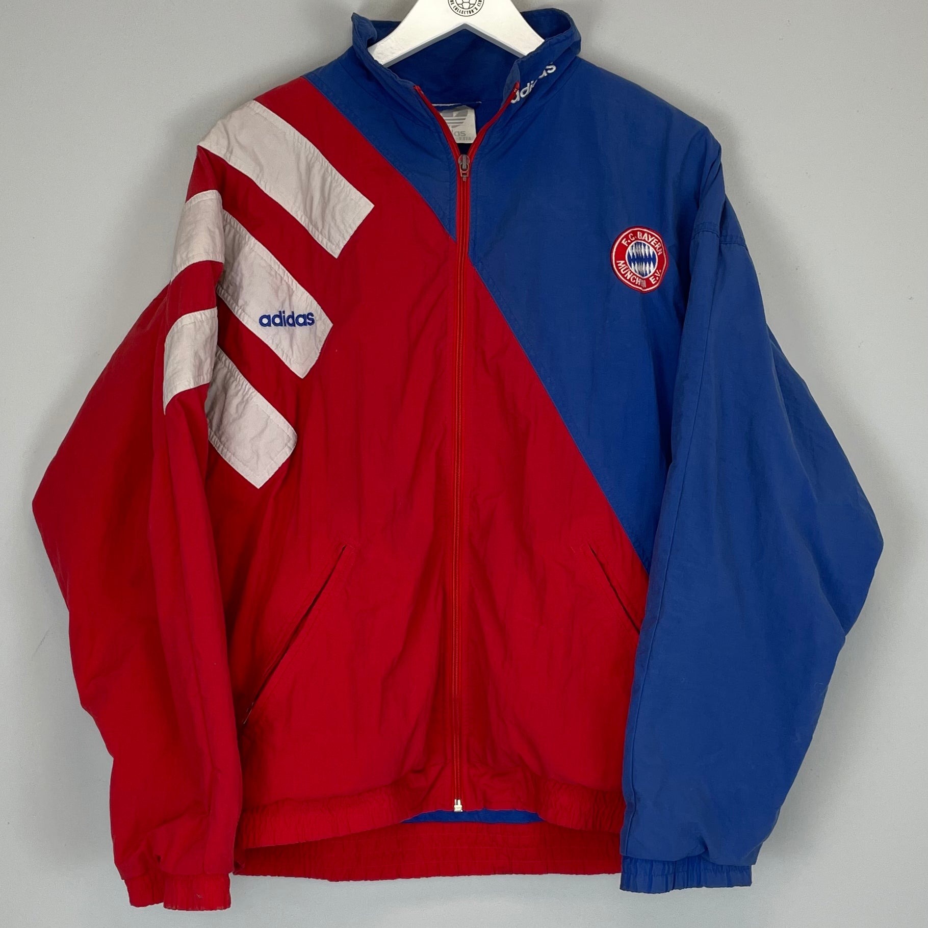 Shop 1996/98 BAYERN MUNICH TRACK JACKET (M) ADIDAS, classic football shirts, vintage football shirts & retro soccer jerseys at Cult Kits