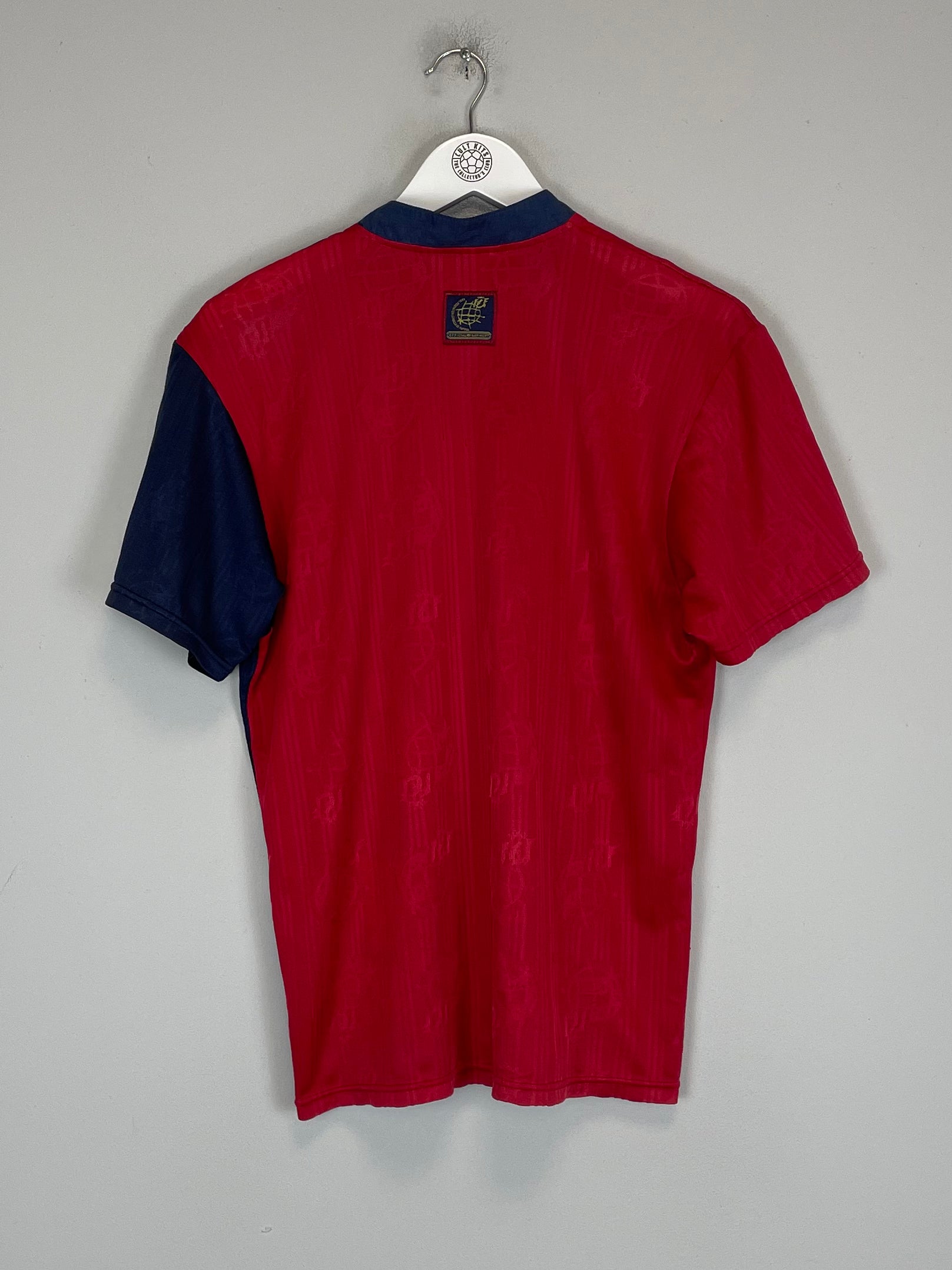 Shop 1996/98 SPAIN HOME SHIRT (S) ADIDAS, classic football shirts, vintage football shirts & retro soccer jerseys at Cult Kits