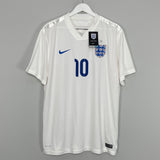 2014/15 ENGLAND ROONEY #10 *BNWT* HOME SHIRT (XL) NIKE