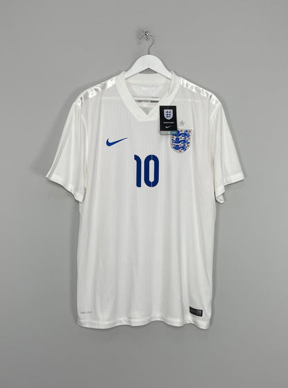 2014/15 ENGLAND ROONEY #10 *BNWT* HOME SHIRT (XL) NIKE