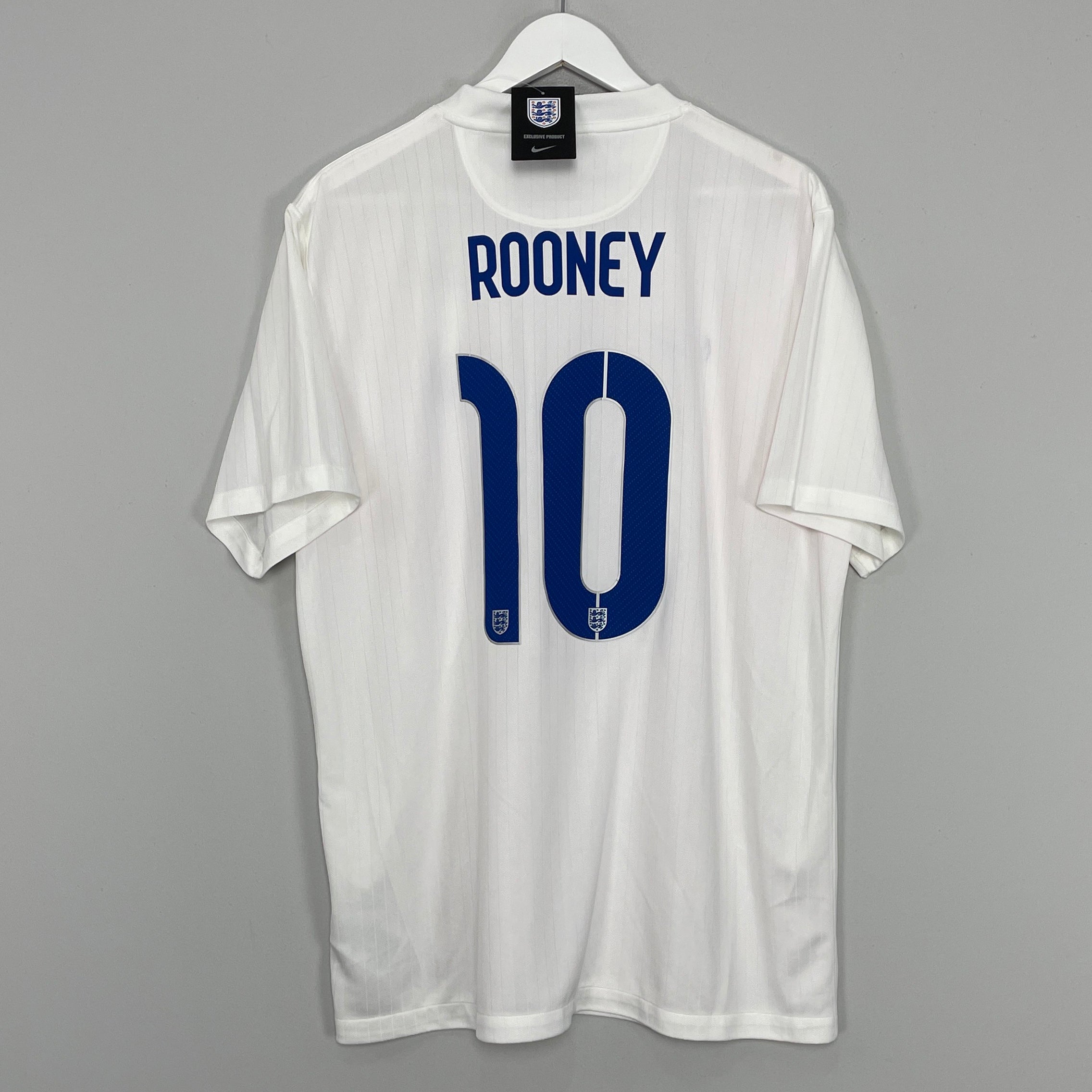 Shop 2014/15 ENGLAND ROONEY #10 *BNWT* HOME SHIRT (XL) NIKE, classic football shirts, vintage football shirts & retro soccer jerseys at Cult Kits