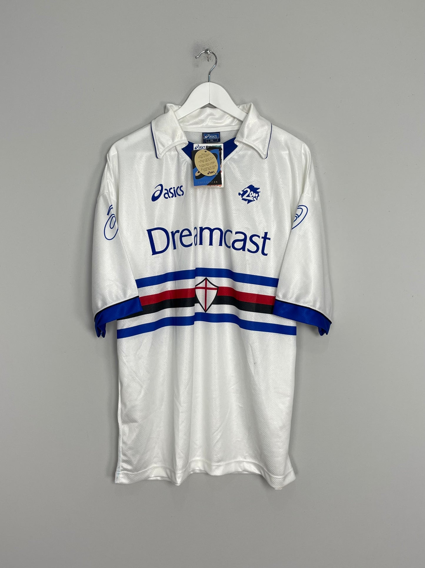 1999/00 SAMPDORIA *BNWT* AWAY SHIRT (XL) ASICS