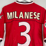 2002/03 PERUGIA MILANESE #3 *MATCH ISSUE* HOME SHIRT (XL) GALEX