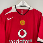Shop 2004/05 MANCHESTER UNITED RONALDO #7 HOME SHIRT (XXL) NIKE, classic football shirts, vintage football shirts & retro soccer jerseys at Cult Kits