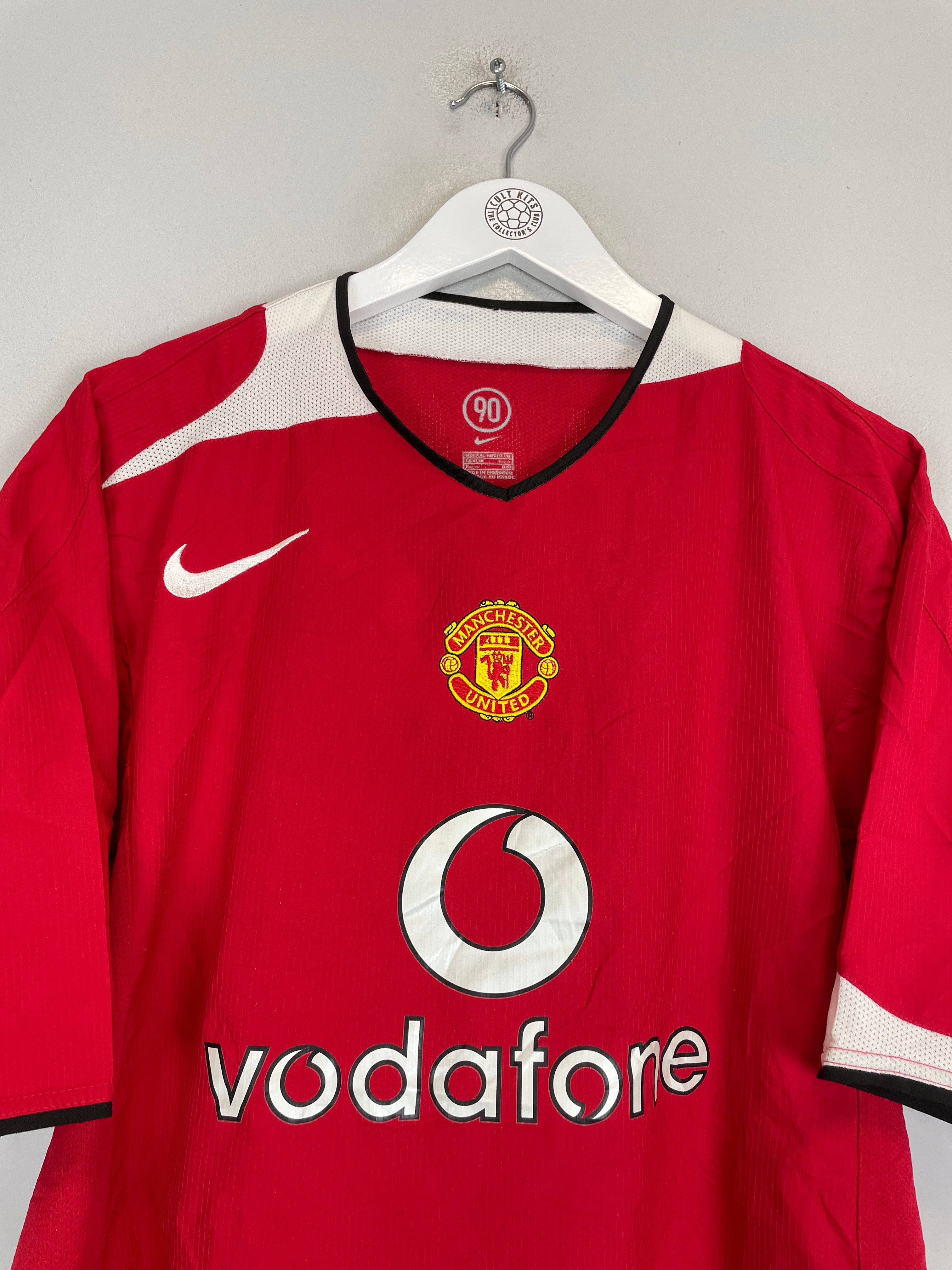Shop 2004/05 MANCHESTER UNITED RONALDO #7 HOME SHIRT (XXL) NIKE, classic football shirts, vintage football shirts & retro soccer jerseys at Cult Kits