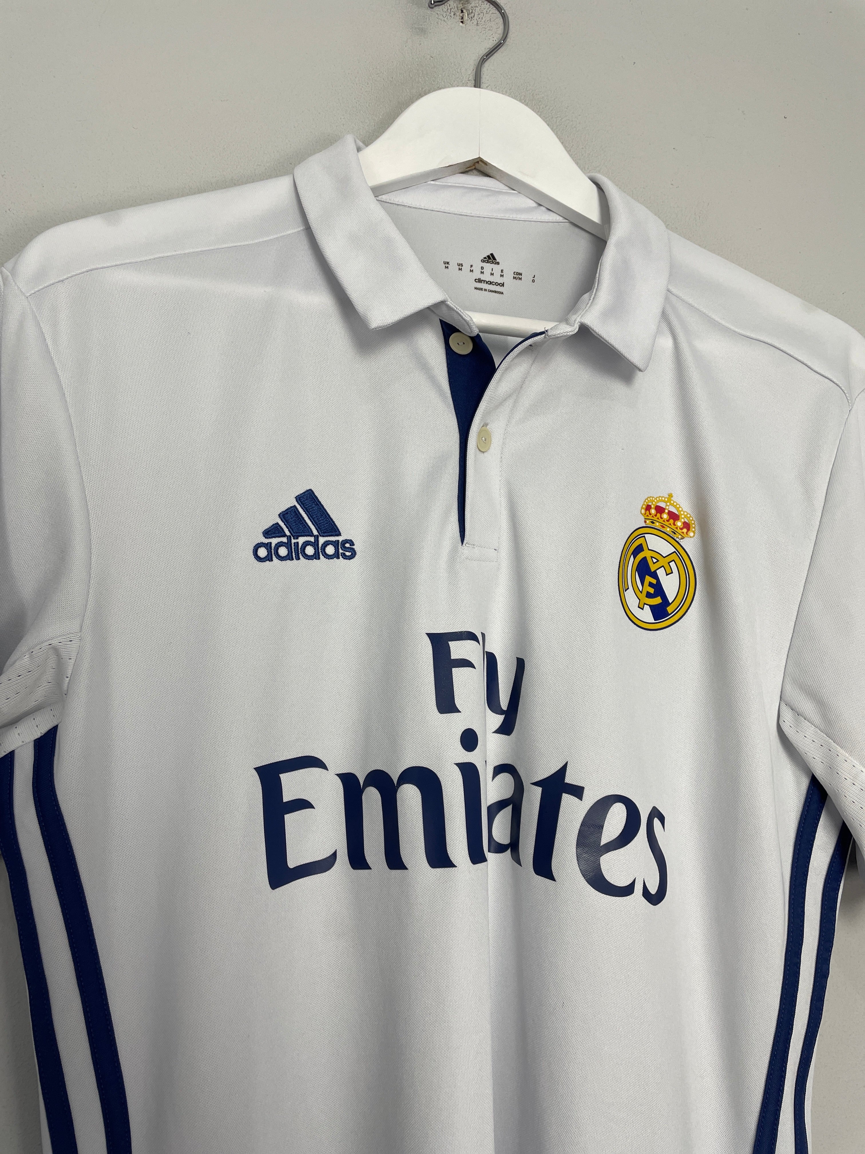 Shop 2016/17 REAL MADRID RONALDO #7 HOME SHIRT (M) ADIDAS, classic football shirts, vintage football shirts & retro soccer jerseys at Cult Kits