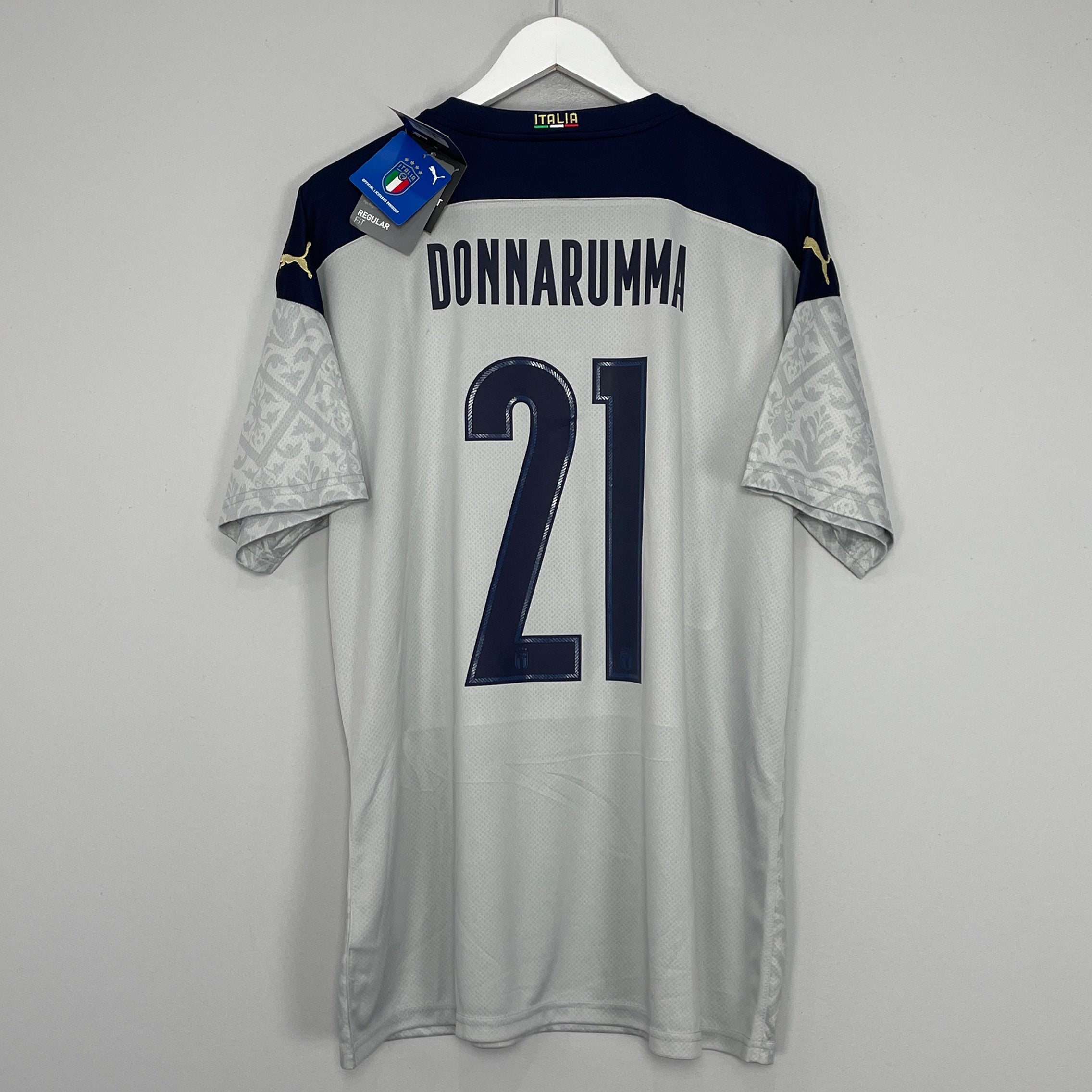 Shop 2020/21 ITALY DONNARUMMA #21 *BNWT* GK SHIRT (XXL) PUMA, classic football shirts, vintage football shirts & retro soccer jerseys at Cult Kits