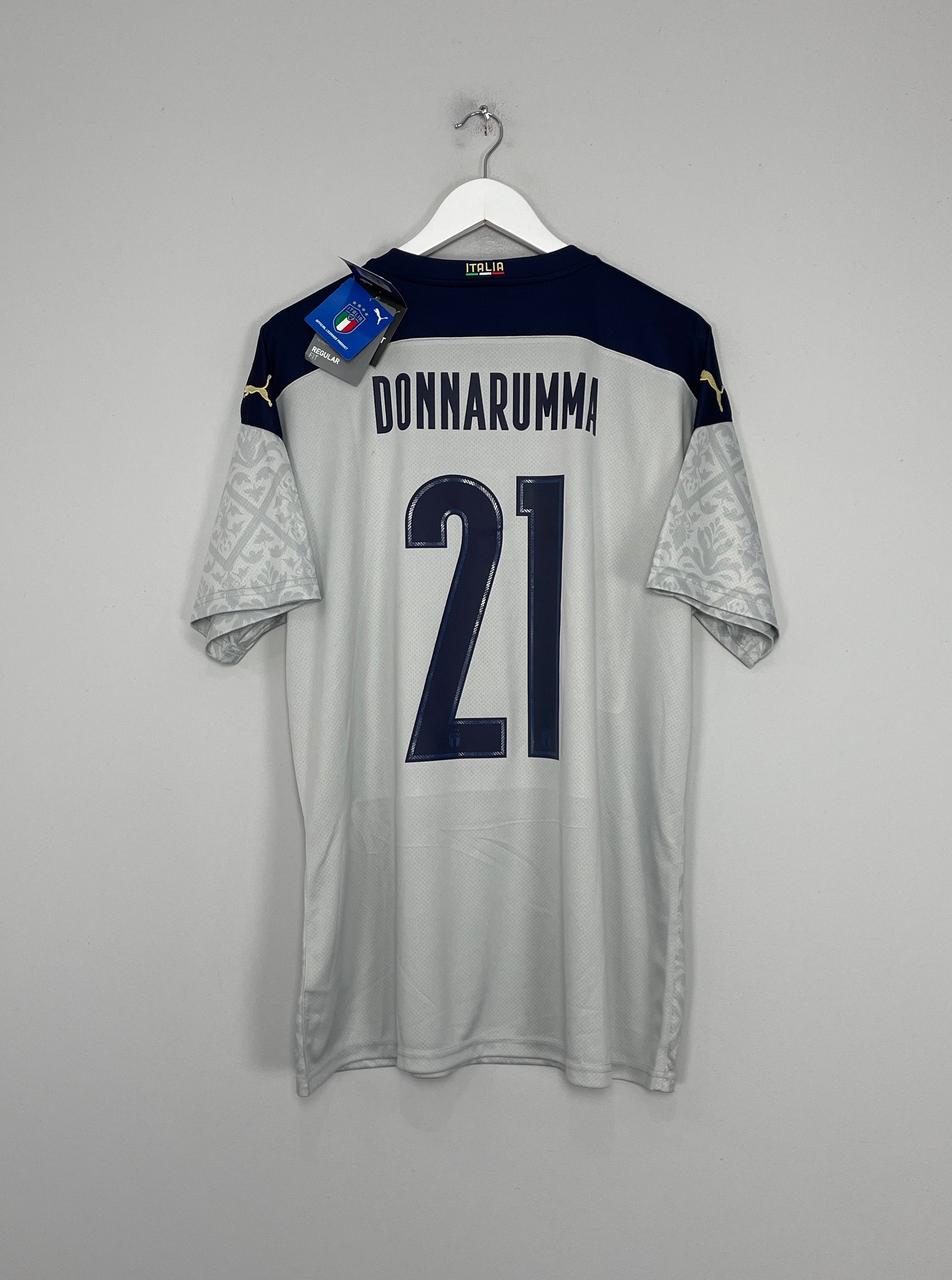Shop 2020/21 ITALY DONNARUMMA #21 *BNWT* GK SHIRT (XXL) PUMA, classic football shirts, vintage football shirts & retro soccer jerseys at Cult Kits