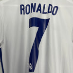 Shop 2016/17 REAL MADRID RONALDO #7 HOME SHIRT (M) ADIDAS, classic football shirts, vintage football shirts & retro soccer jerseys at Cult Kits